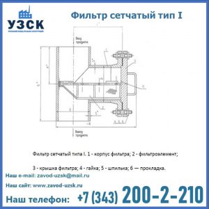 Фильтр сетчатый ФС по Т-ММ-11-2003 в Оше