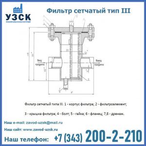 Фильтр сетчатый ФС по Т-ММ-11-2003 в Оше