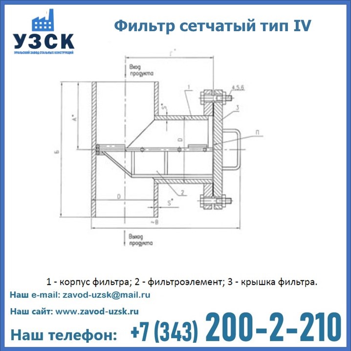 Фильтр сетчатый ФС по Т-ММ-11-2003 в Оше