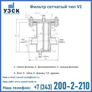 Фильтр сетчатый ФС по Т-ММ-11-2003 в Оше