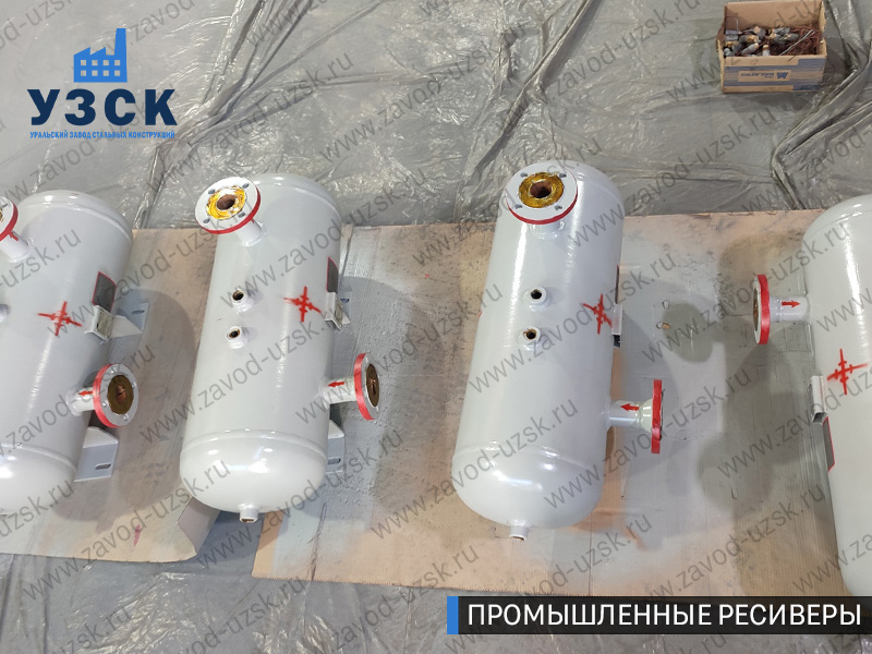 фотография емкостных ресиверов газа Ош